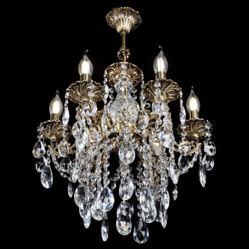 Люстра бронзовая Алфея №6/3 Журавлик в Магнитогорске Гусь Хрустальный