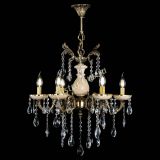 Люстра бронзовая Алфея №6 с камнем шар в Магнитогорске