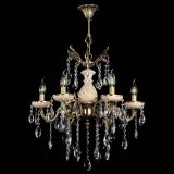 Люстра бронзовая Алфея №6 с камнем шар в Магнитогорске