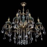 Люстра бронзовая Алфея Малахит №8 баден в Магнитогорске