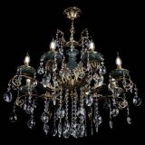 Люстра бронзовая Алфея Малахит №8 баден в Магнитогорске