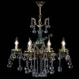 Люстра бронзовая Алфея Малахит №8 шар в Магнитогорске Люстра бронзовая Алфея Малахит №8 шар в Магнитогорске