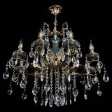 Люстра бронзовая Алфея Малахит №8 журавлик в Магнитогорске