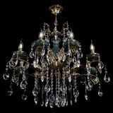 Люстра бронзовая Алфея Малахит №8 журавлик в Магнитогорске