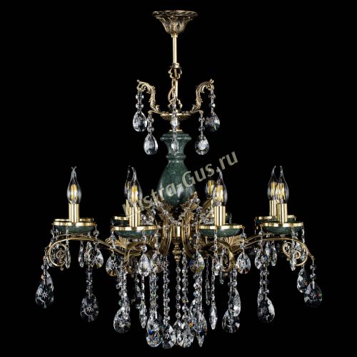 Люстра бронзовая Алфея Малахит №8 звездочка в Магнитогорске Люстра бронзовая Алфея Малахит №8 звездочка в Магнитогорске