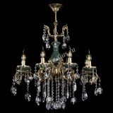 Люстра бронзовая Алфея Малахит №8 звездочка в Магнитогорске Люстра бронзовая Алфея Малахит №8 звездочка в Магнитогорске