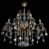 Люстра бронзовая Алфея Малахит №8 звездочка в Магнитогорске Люстра бронзовая Алфея Малахит №8 звездочка в Магнитогорске