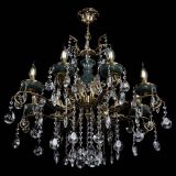 Люстра бронзовая Алфея Малахит №8 звездочка в Магнитогорске Люстра бронзовая Алфея Малахит №8 звездочка в Магнитогорске