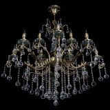 Люстра бронзовая Алфея Малахит №12 шар в Магнитогорске