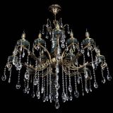 Люстра бронзовая Алфея Малахит №12 журавлик в Магнитогорске Люстра бронзовая Алфея Малахит №12 журавлик в Магнитогорске