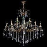 Люстра бронзовая Алфея Малахит №12 звездочка в Магнитогорске Люстра бронзовая Алфея Малахит №12 звездочка в Магнитогорске