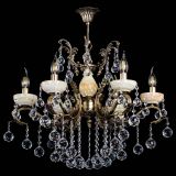 Люстра бронзовая Алфея Оникс №6/2 шар в Магнитогорске