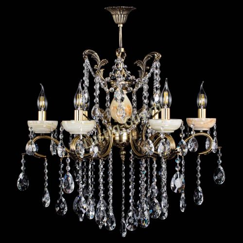 Люстра бронзовая Алфея Оникс №6 звездочка в Магнитогорске Люстра бронзовая Алфея Оникс №6 звездочка в Магнитогорске