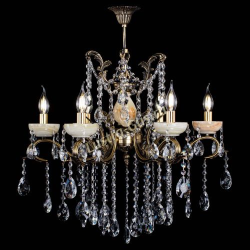 Люстра бронзовая Алфея Оникс №6 звездочка в Магнитогорске Гусь Хрустальный