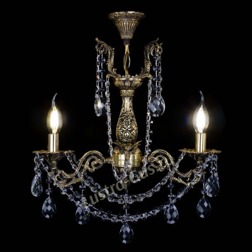 Бронзовая люстра Ариадна №2 Баден в Магнитогорске Гусь Хрустальный