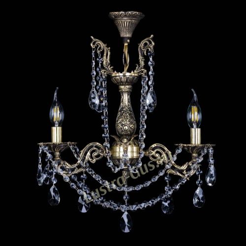 Бронзовая люстра Ариадна №2 Лучик в Магнитогорске Гусь Хрустальный