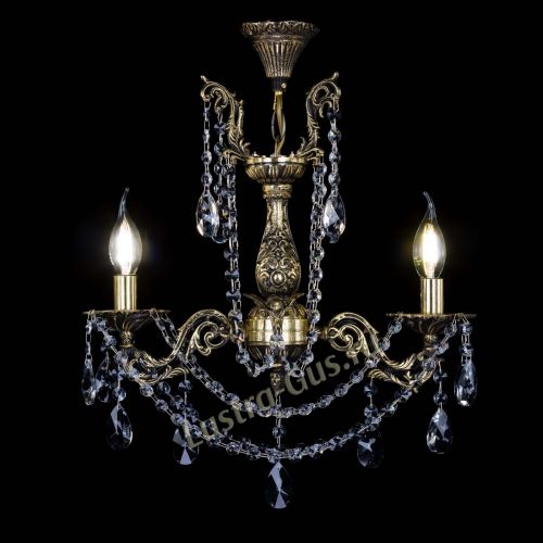 Бронзовая люстра Ариадна №2 Лучик в Магнитогорске Гусь Хрустальный