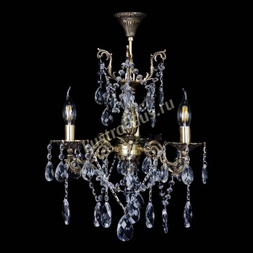 Люстра бронзовая Ариадна №3 Баден в Магнитогорске Гусь Хрустальный
