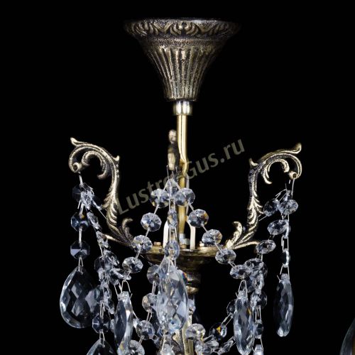 Люстра бронзовая Ариадна №3 Баден в Магнитогорске Гусь Хрустальный