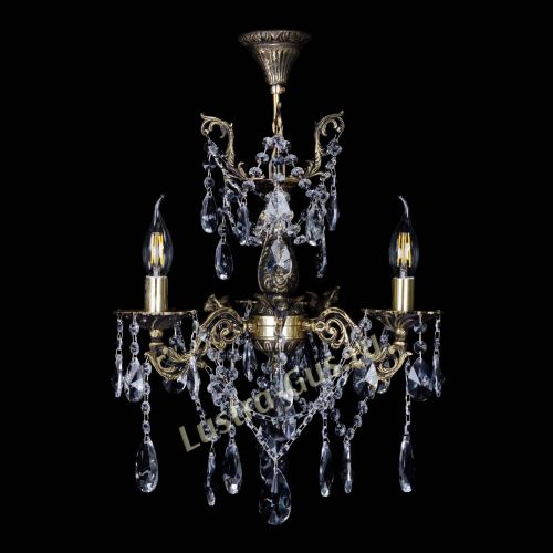 Бронзовая люстра Ариадна №3 Лучик в Магнитогорске Гусь Хрустальный