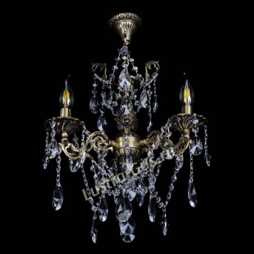 Бронзовая люстра Ариадна №3 Лучик в Магнитогорске Гусь Хрустальный