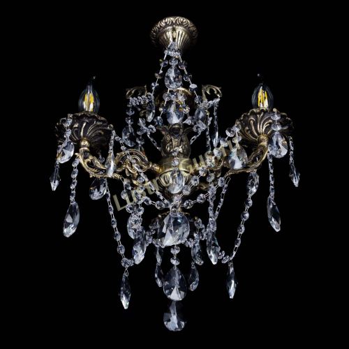 Бронзовая люстра Ариадна №3 Лучик в Магнитогорске Гусь Хрустальный