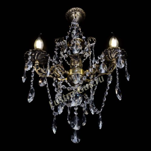 Бронзовая люстра Ариадна №3 Лучик в Магнитогорске Гусь Хрустальный