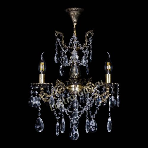 Люстра бронзовая Ариадна №3 Журавлик в Магнитогорске Гусь Хрустальный