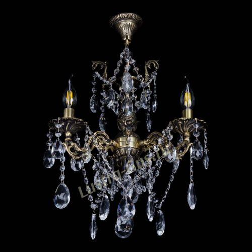 Люстра бронзовая Ариадна №3 Журавлик в Магнитогорске Гусь Хрустальный