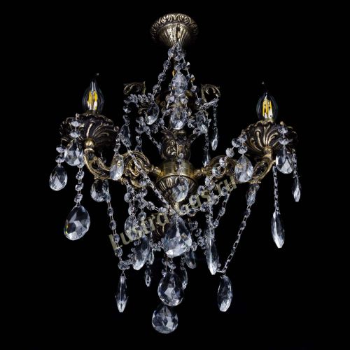 Люстра бронзовая Ариадна №3 Журавлик в Магнитогорске Гусь Хрустальный