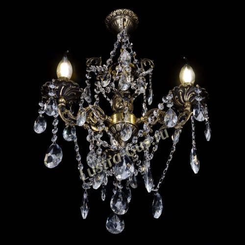 Люстра бронзовая Ариадна №3 Журавлик в Магнитогорске Гусь Хрустальный