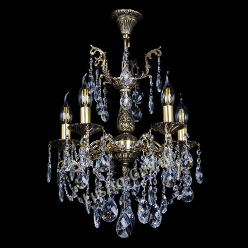 Бронзовая люстра Ариадна №5 Баден в Магнитогорске Гусь Хрустальный