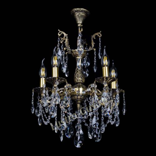 Бронзовая люстра Ариадна №5 Лучик в Магнитогорске Гусь Хрустальный