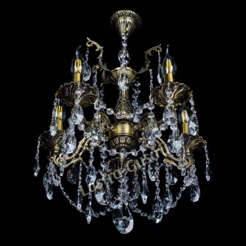 Бронзовая люстра Ариадна №5 Лучик в Магнитогорске Гусь Хрустальный