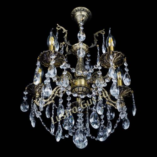 Бронзовая люстра Ариадна №5 Журавлик в Магнитогорске Гусь Хрустальный