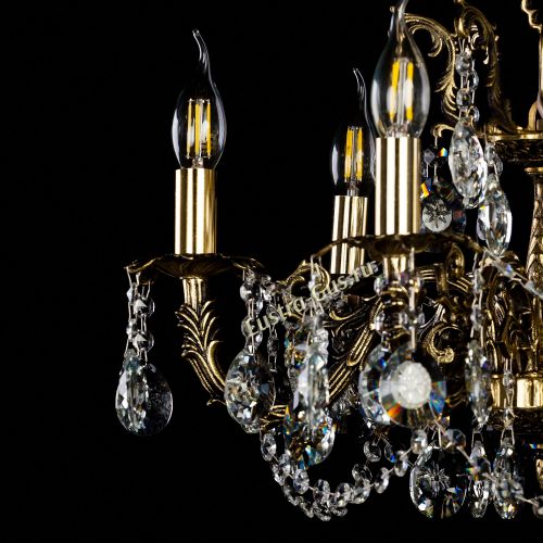 Люстра бронзовая Артемида №2 в Магнитогорске Гусь Хрустальный