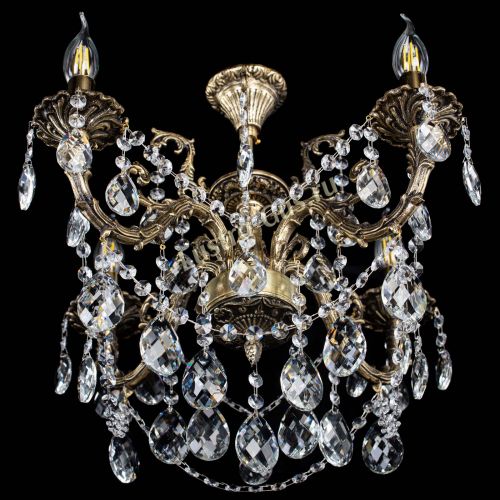 Люстра бронзовая Артемида №4 баден в Магнитогорске Гусь Хрустальный