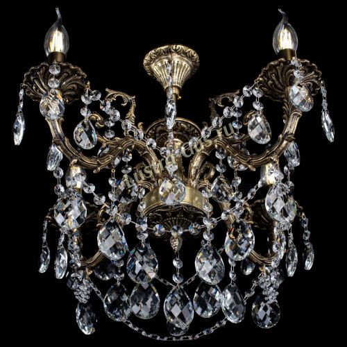 Люстра бронзовая Артемида №4 баден в Магнитогорске Гусь Хрустальный