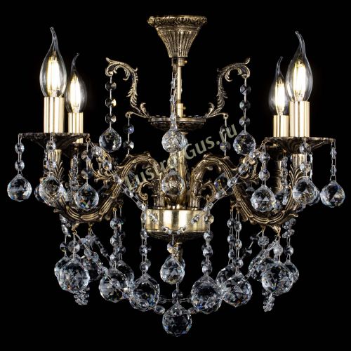 Люстра бронзовая Артемида №4 шар в Магнитогорске Гусь Хрустальный