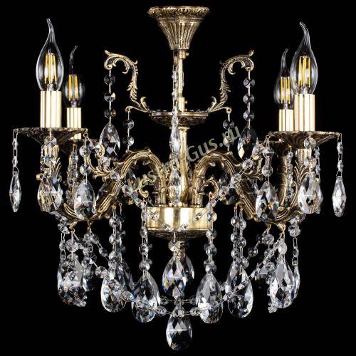 Люстра бронзовая Артемида №4 журавлик в Магнитогорске Гусь Хрустальный