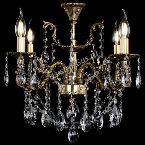 Люстра бронзовая Артемида №4 журавлик в Магнитогорске Гусь Хрустальный