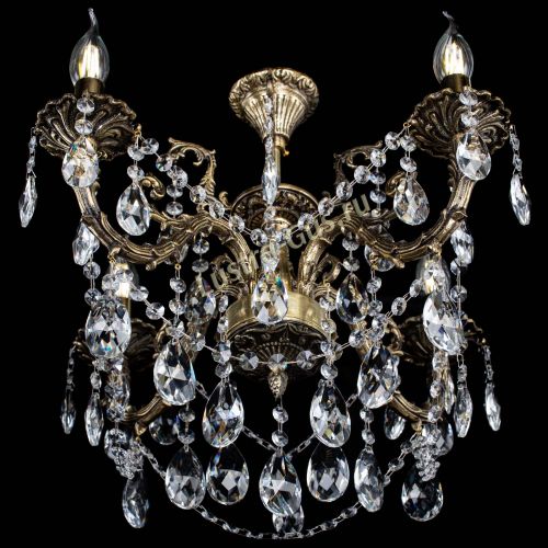 Люстра бронзовая Артемида №4 журавлик в Магнитогорске Гусь Хрустальный