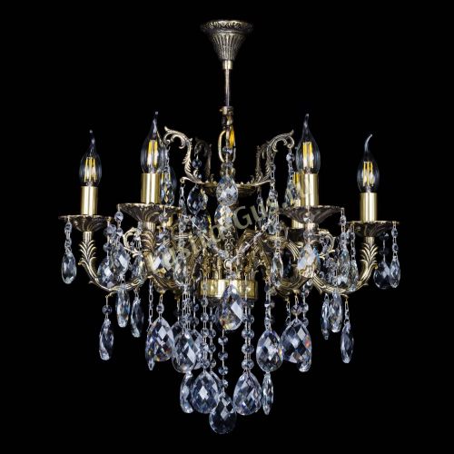 Бронзовая люстра Артемида №6 баден в Магнитогорске Гусь Хрустальный