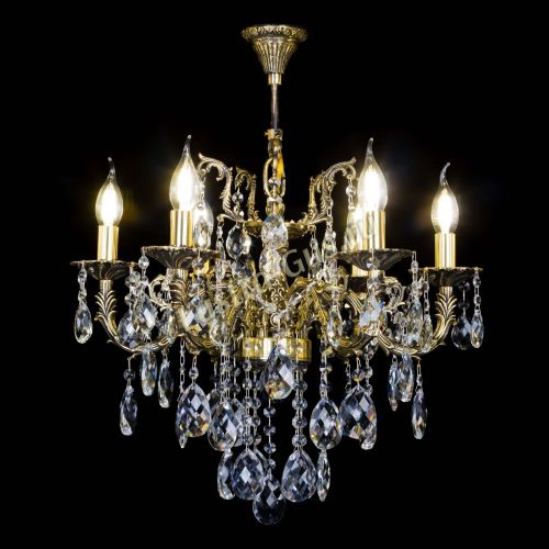 Бронзовая люстра Артемида №6 баден в Магнитогорске Гусь Хрустальный