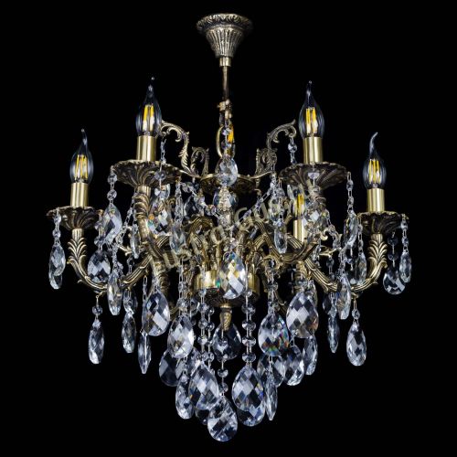 Бронзовая люстра Артемида №6 баден в Магнитогорске Гусь Хрустальный