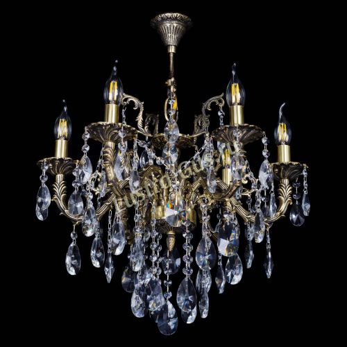 Бронзовая люстра Артемида №6 лучик в Магнитогорске Гусь Хрустальный