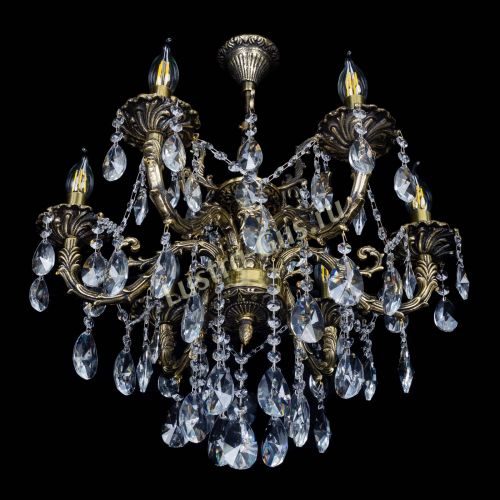 Бронзовая люстра Артемида №6 лучик в Магнитогорске Гусь Хрустальный