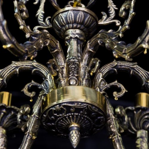 Бронзовая люстра Артемида №6 лучик в Магнитогорске Гусь Хрустальный