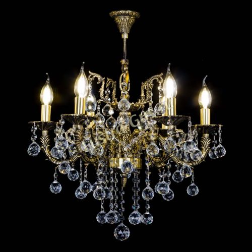 Бронзовая люстра Артемида №6 шар в Магнитогорске Гусь Хрустальный