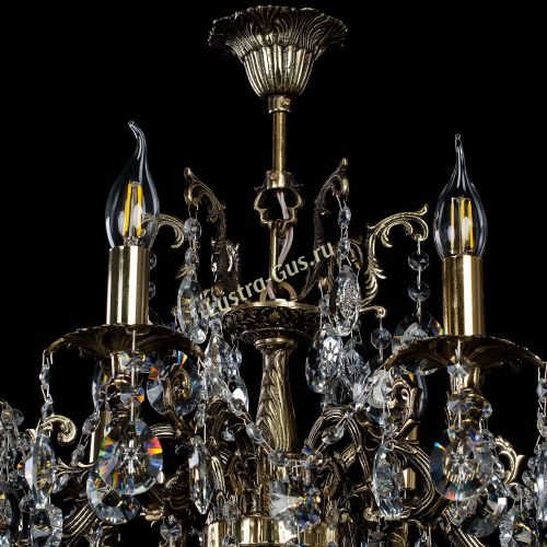 Бронзовая люстра Артемида в Магнитогорске Гусь Хрустальный